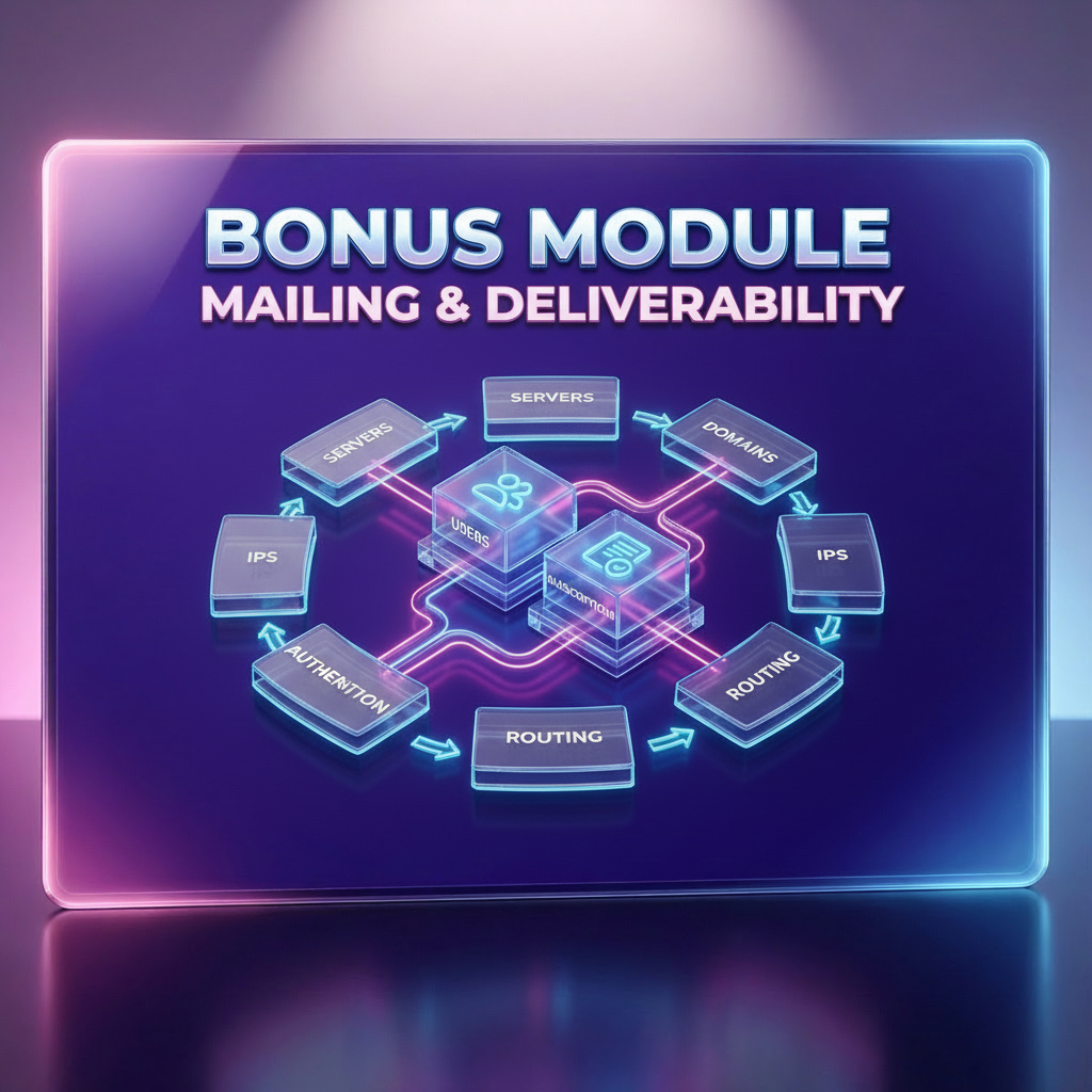 Bonus: mailing systems and deliverability