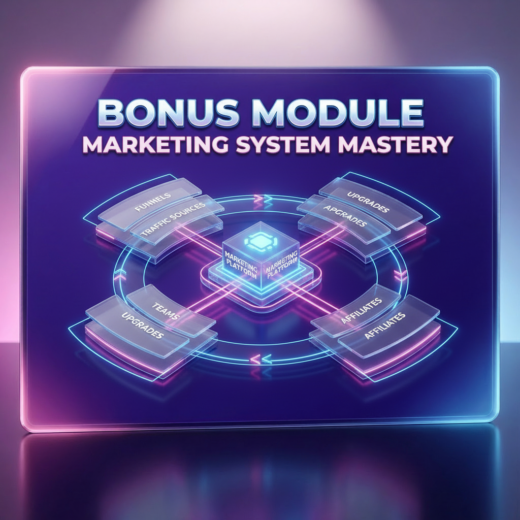 Bonus: marketing system mastery