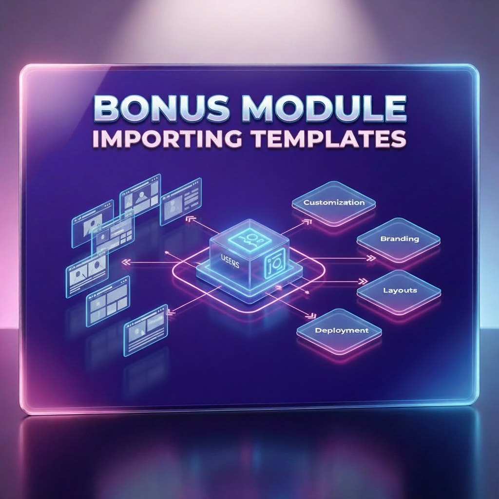 Bonus: importing templates